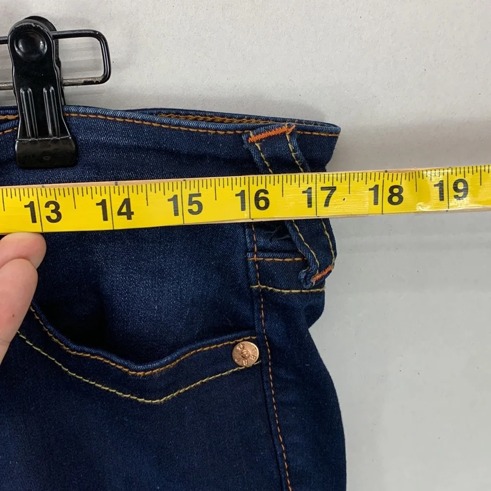 True Religion Women’s 33 Billie Mid Rise Straight Leg Blue Minimal Denim‎ Jeans - Picture 5 of 13